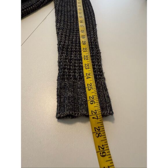 Antony Morato Men’s Charcoal Gray High Neck Cotton/Wool Cardigan Sweater Sz M - Picture 11 of 14